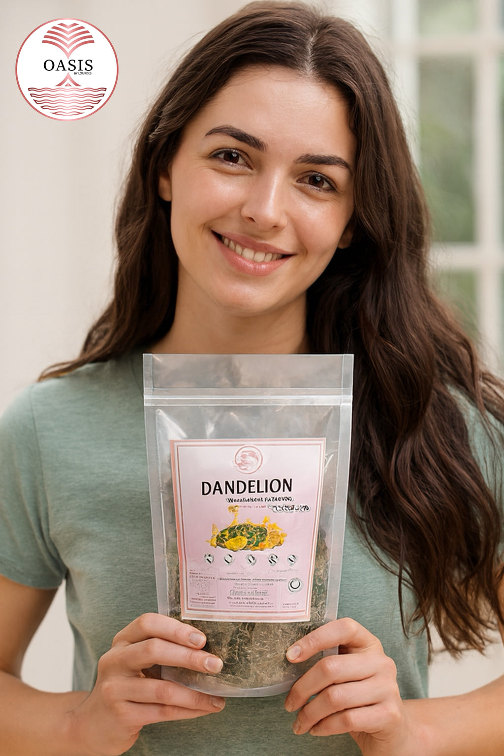 Oasis Dandelion Loose Leaves Herbal Tea 4oz - Refreshing Natural Tea for Everyday & Special Occasions, Loose Leaves for Easy Brewing Flavor Spice